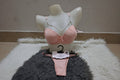 Luxe Rosewood Bra & Thong Set - Beaded Straps & Padded Cups